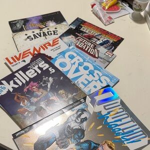 New Comic Book Collection with Vibrant Covers set of 8